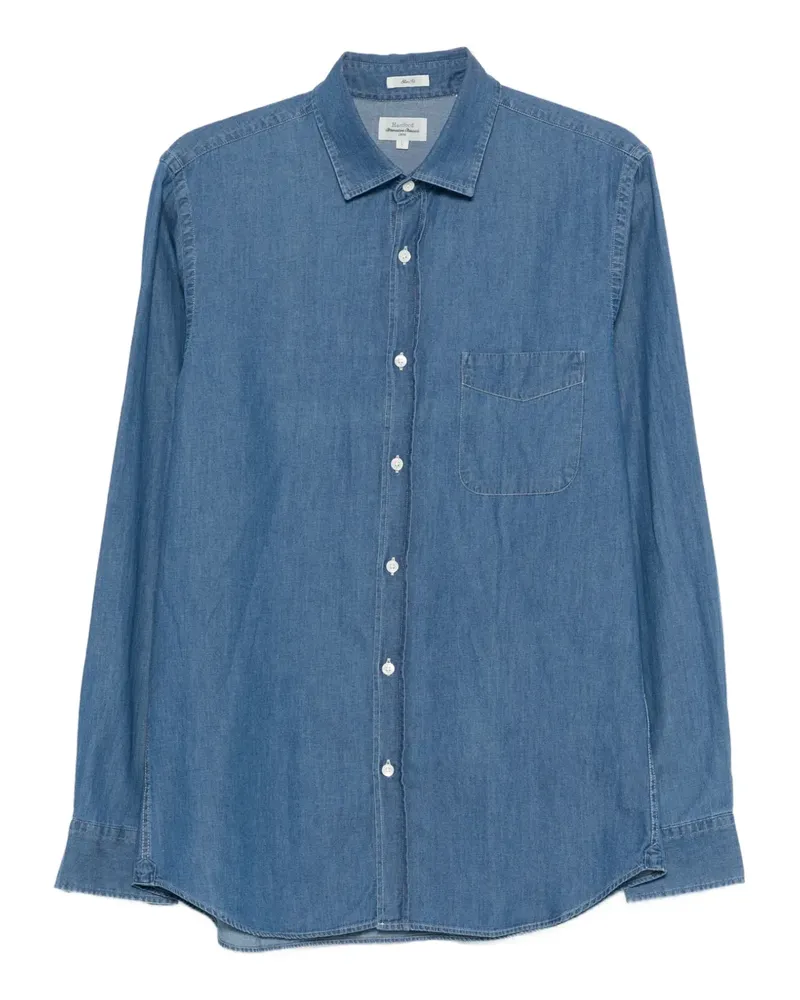 Hartford pocket denim shirt - Blau Blau