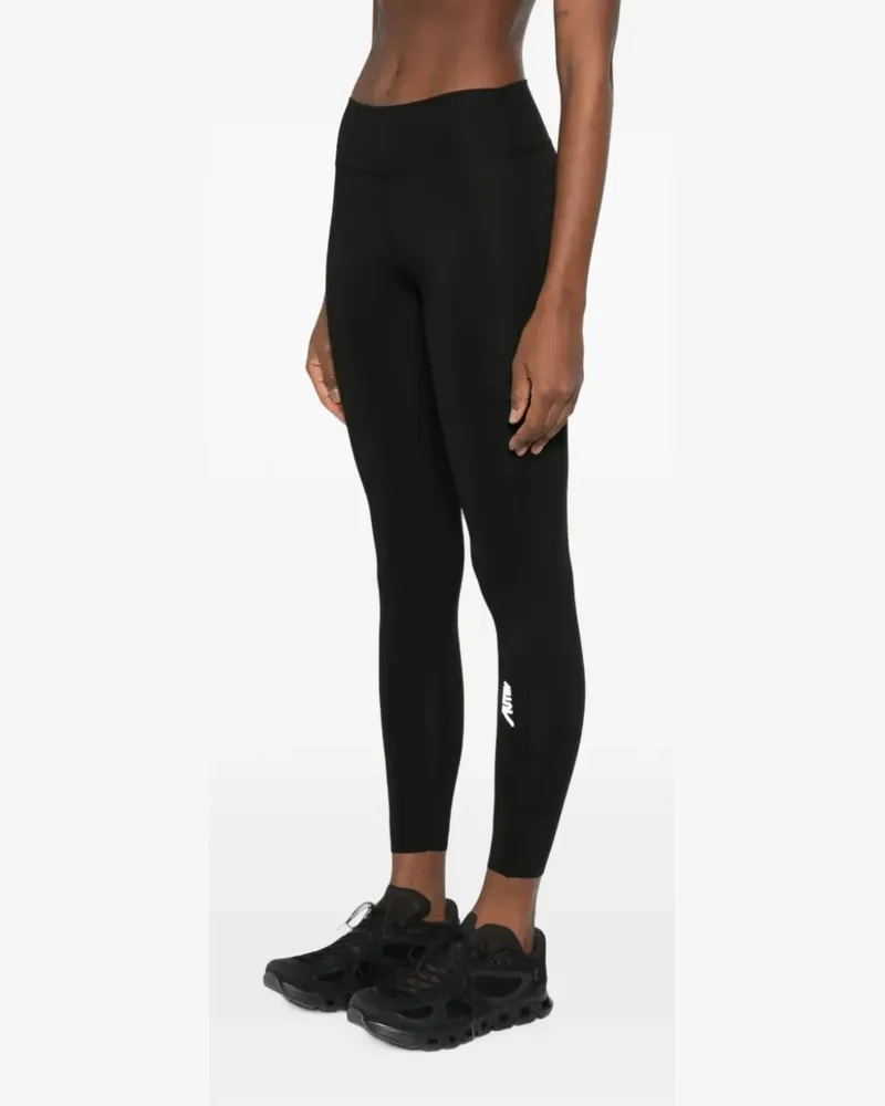 AUTRY Leggings mit Logo-Print - Schwarz Schwarz
