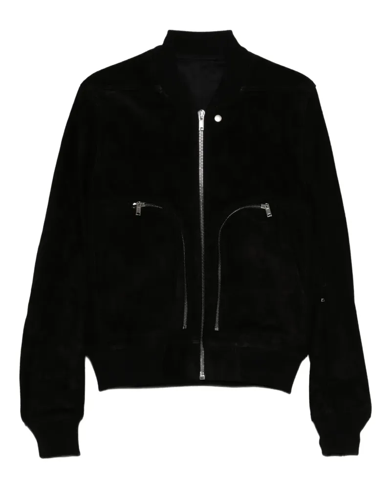 Rick Owens Bauhaus Lederjacke - Schwarz Schwarz