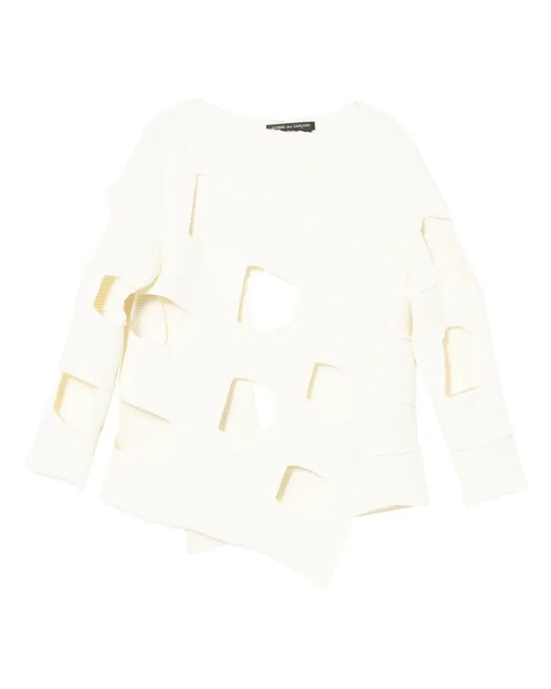 Comme des Garçons Pullover mit Cut-Out - Nude Nude