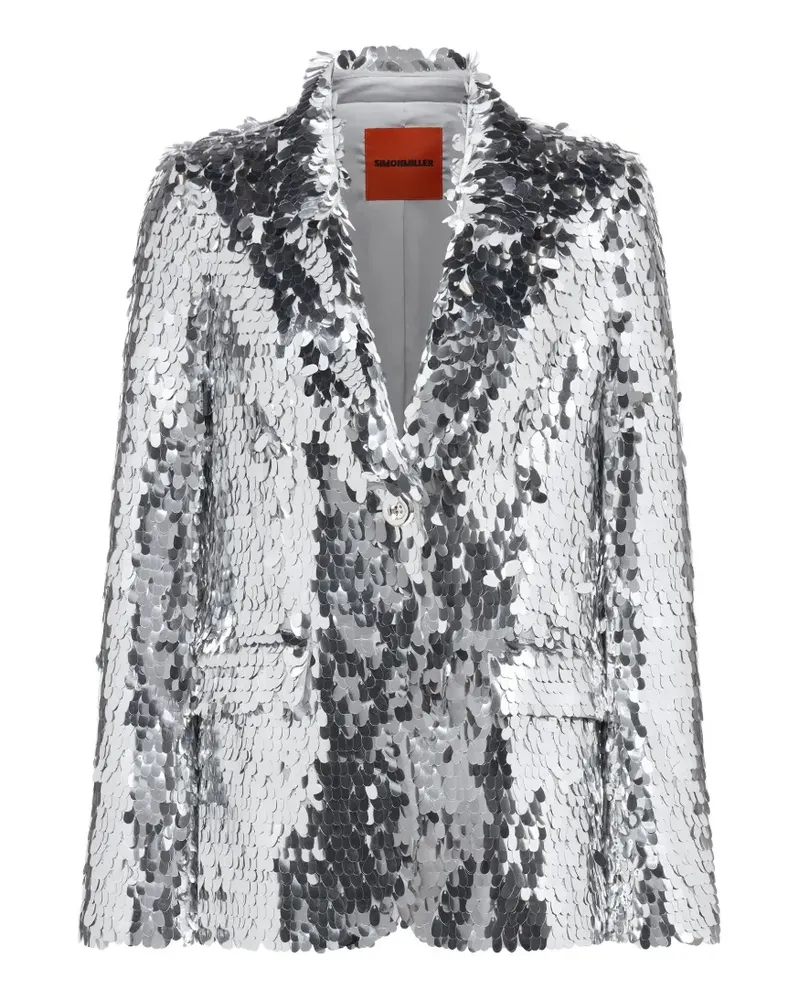 Simon Miller Leon sequin-embellished blazer - Silber Silber