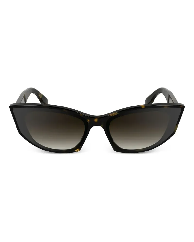 Karl Lagerfeld Sonnenbrille mit Cat-Eye-Gestell - Braun Braun