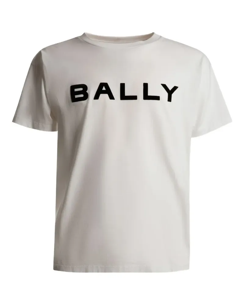 Bally T-Shirt mit Logo-Stickerei - Weiß Weiß