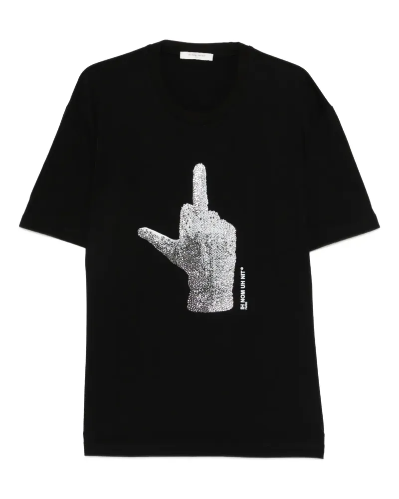 IH NOM UH NIT Diamond Glove Hotfix T-shirt - Schwarz Schwarz