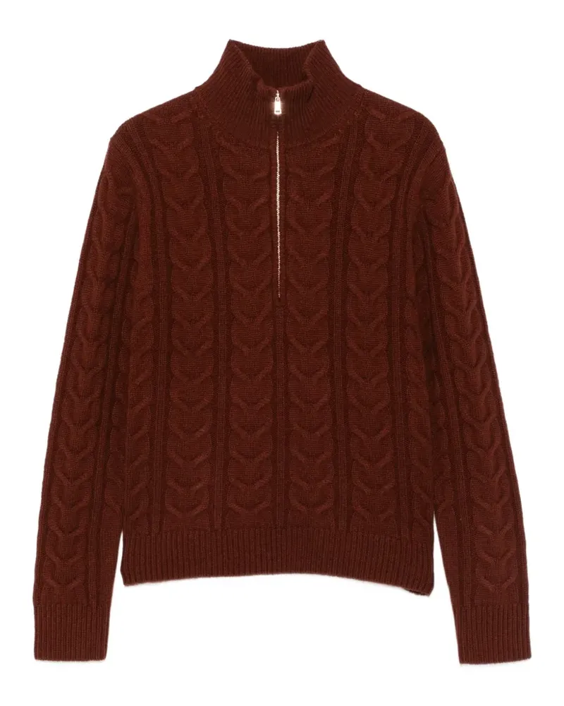 Max Mara Libero cable-knit sweater - Braun Braun