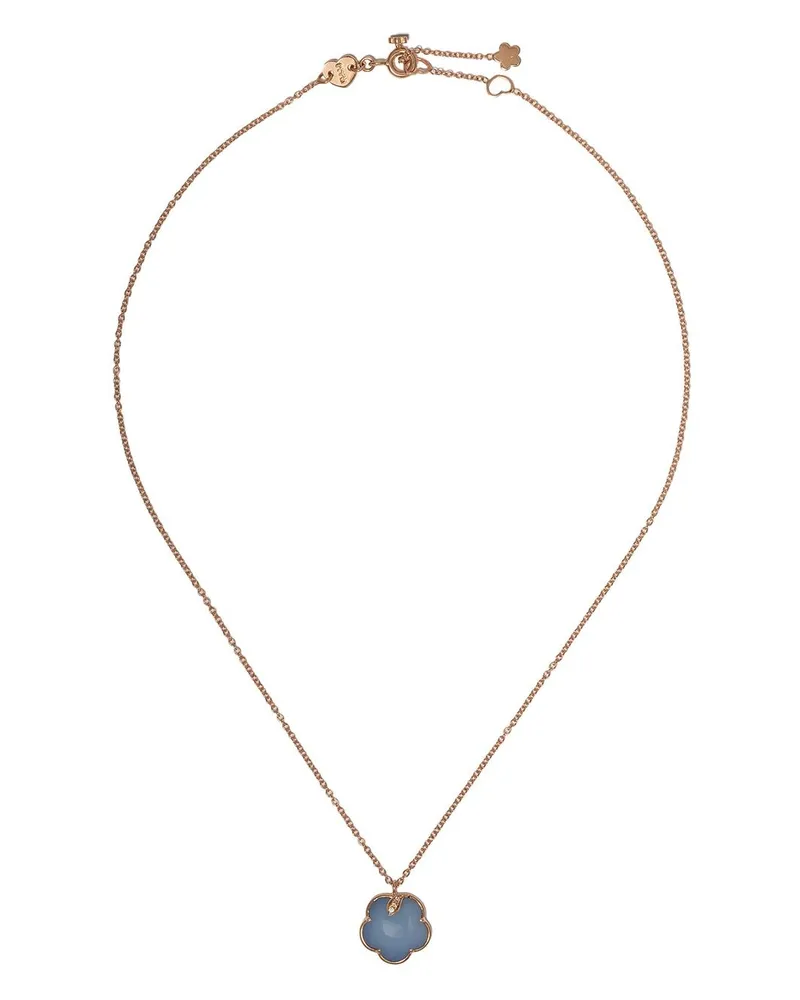 Pasquale Bruni 18kt 'Petit Joli' Rotgoldhalskette mit Diamanten - Rosa Rosa