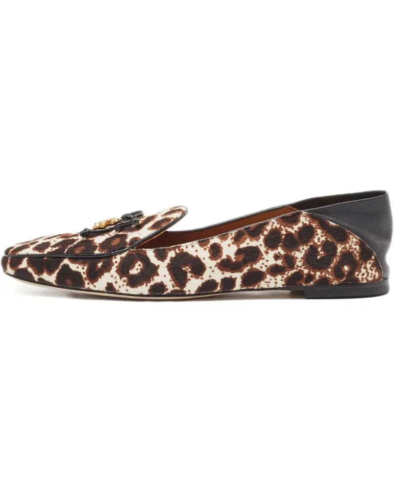 Tory Burch Loafer mit Leoparden-Print - Braun Braun