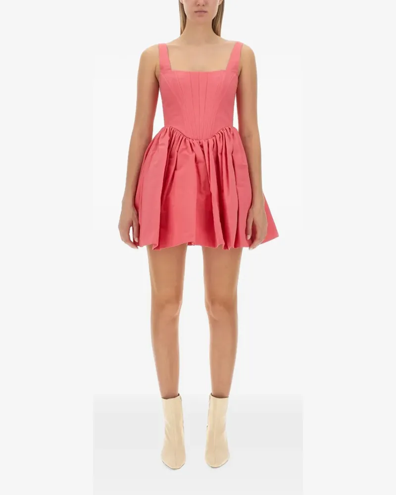 STAUD Landscape corset-style dress - Rosa Rosa