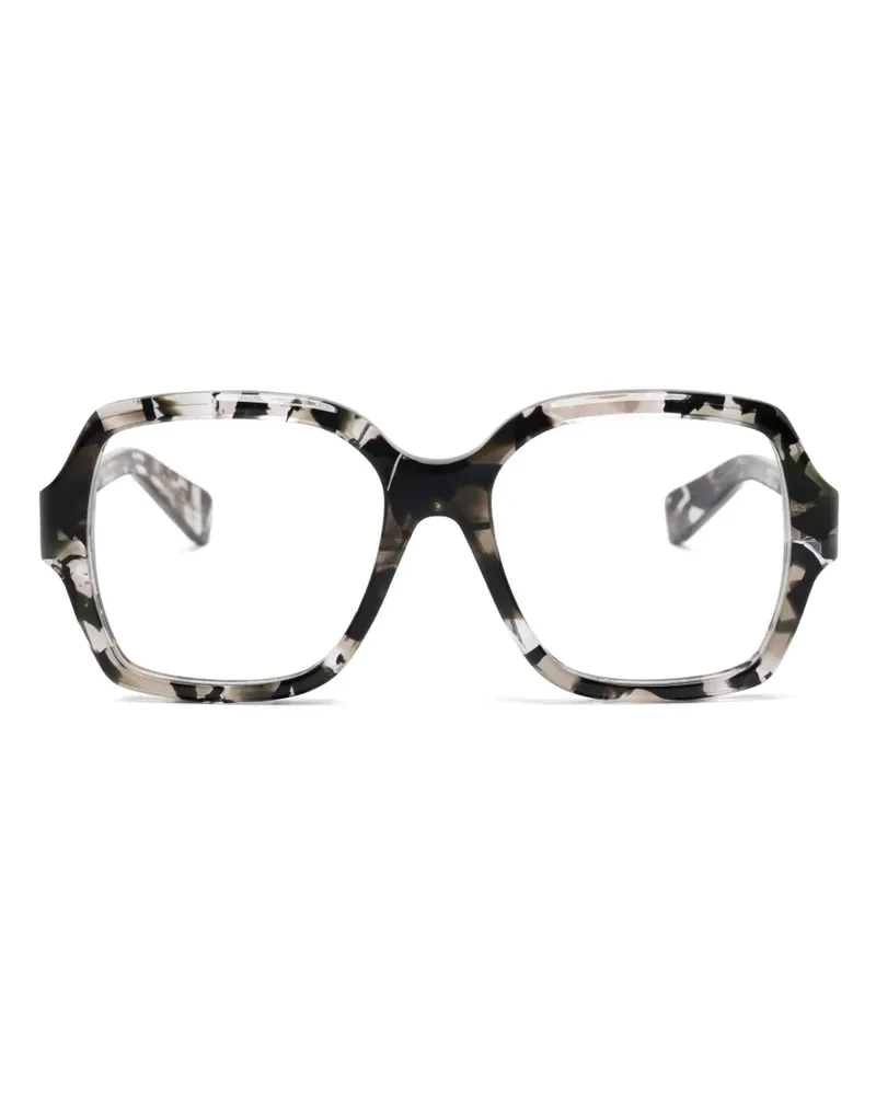Chloé Brille mit eckigem Gestell - Grau Grau