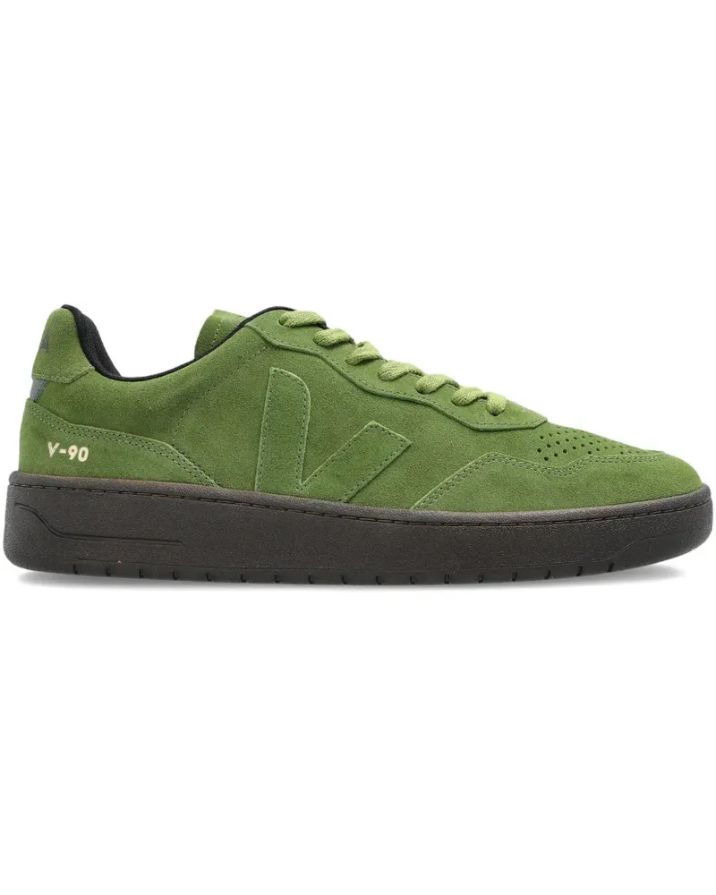 VEJA V-90 Sneakers aus Wildleder - Grün Grün