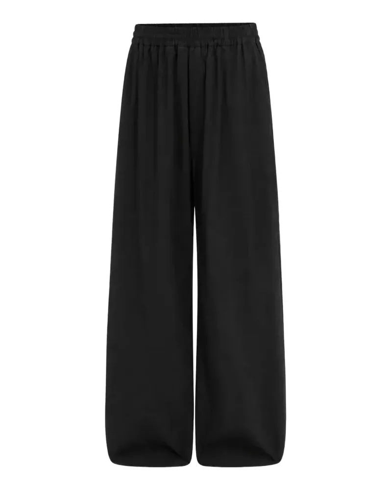 Maison Margiela Hose mit weitem Bein - Schwarz Schwarz