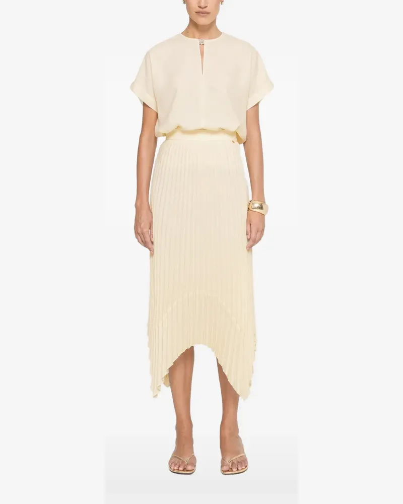 NISSA short-sleeve top - Nude Nude