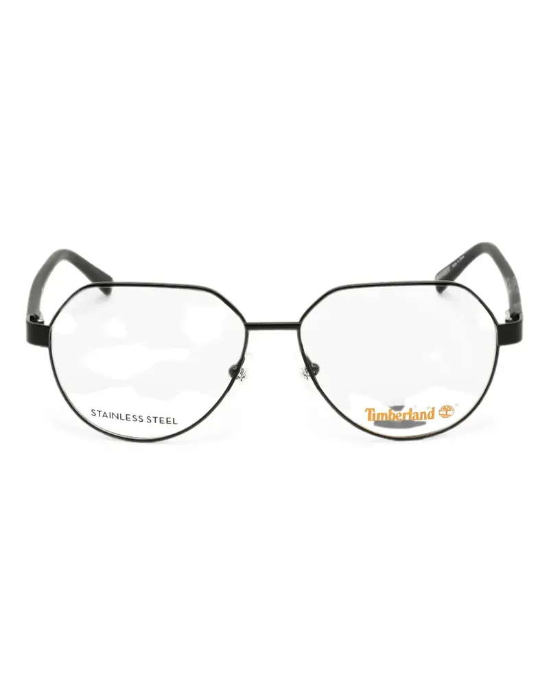 Timberland Brille mit geometrischem Gestell - Schwarz Schwarz