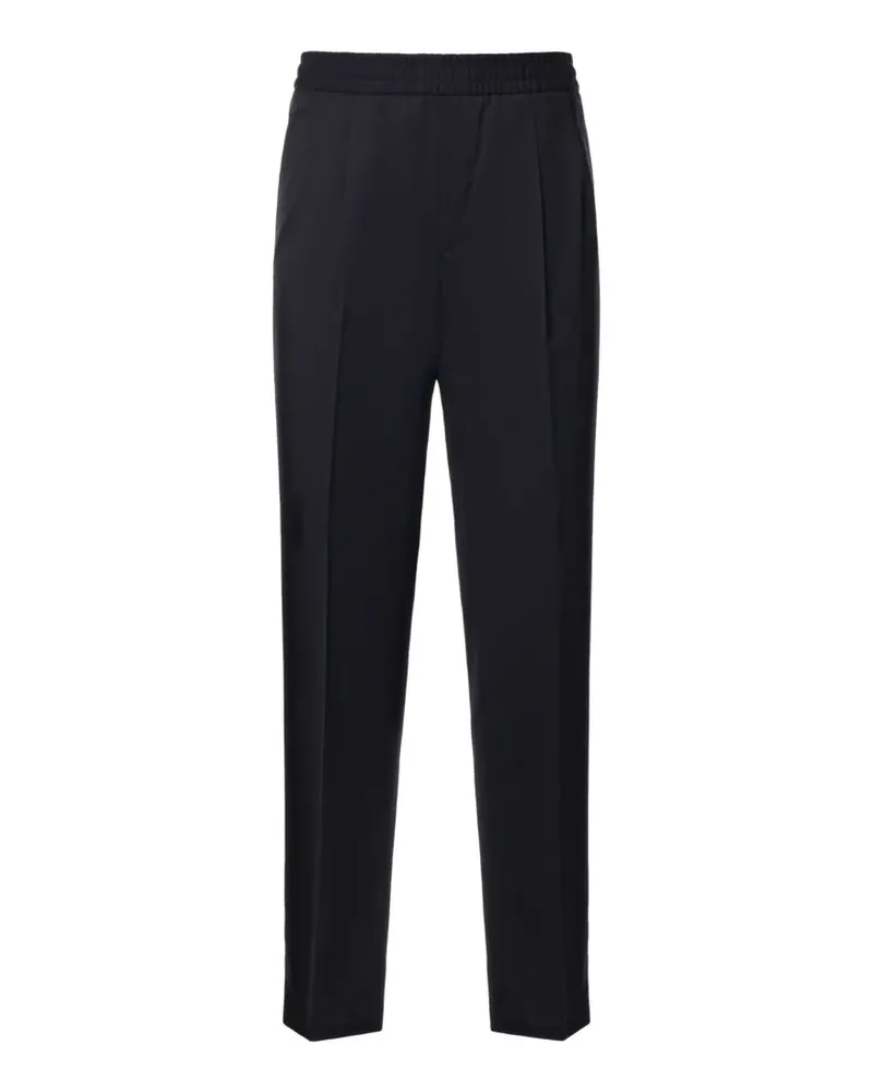 Ermenegildo Zegna Plissierte Hose mit Stretchbund - Blau Blau