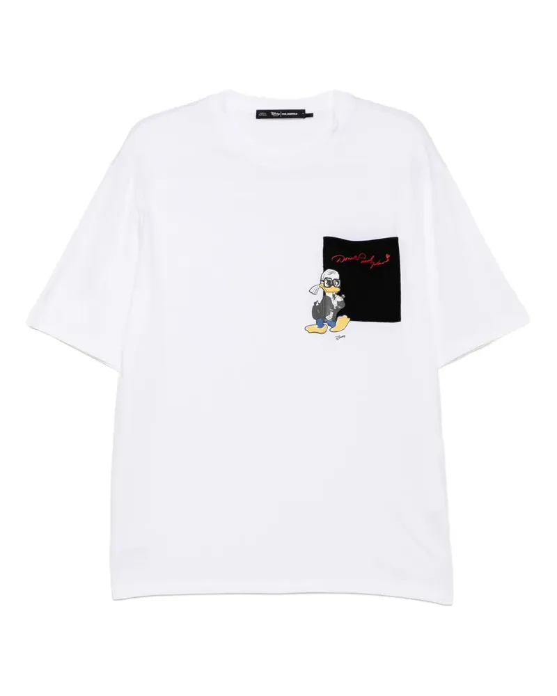 Karl Lagerfeld x Disney T-Shirt - Weiß Weiß