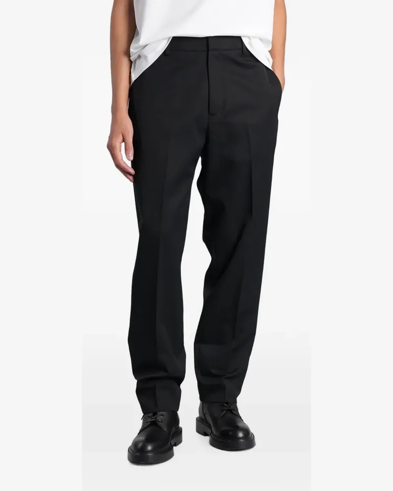 Low Brand Hose mit Bügelfalten - Schwarz Schwarz