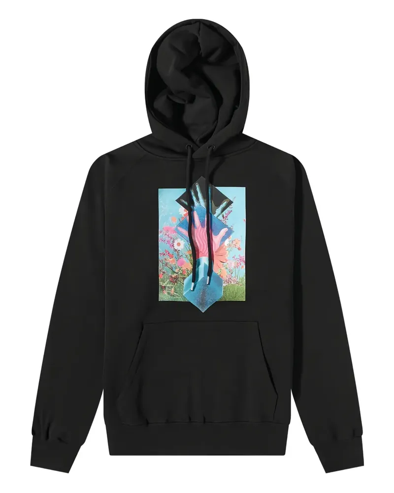 Soulland Hoodie mit grafischem Print - Schwarz Schwarz