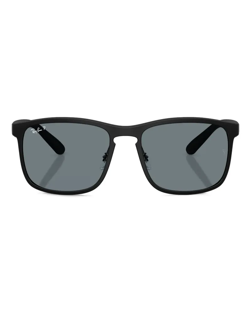 Ray Ban Eckige Sonnenbrille - Schwarz Schwarz