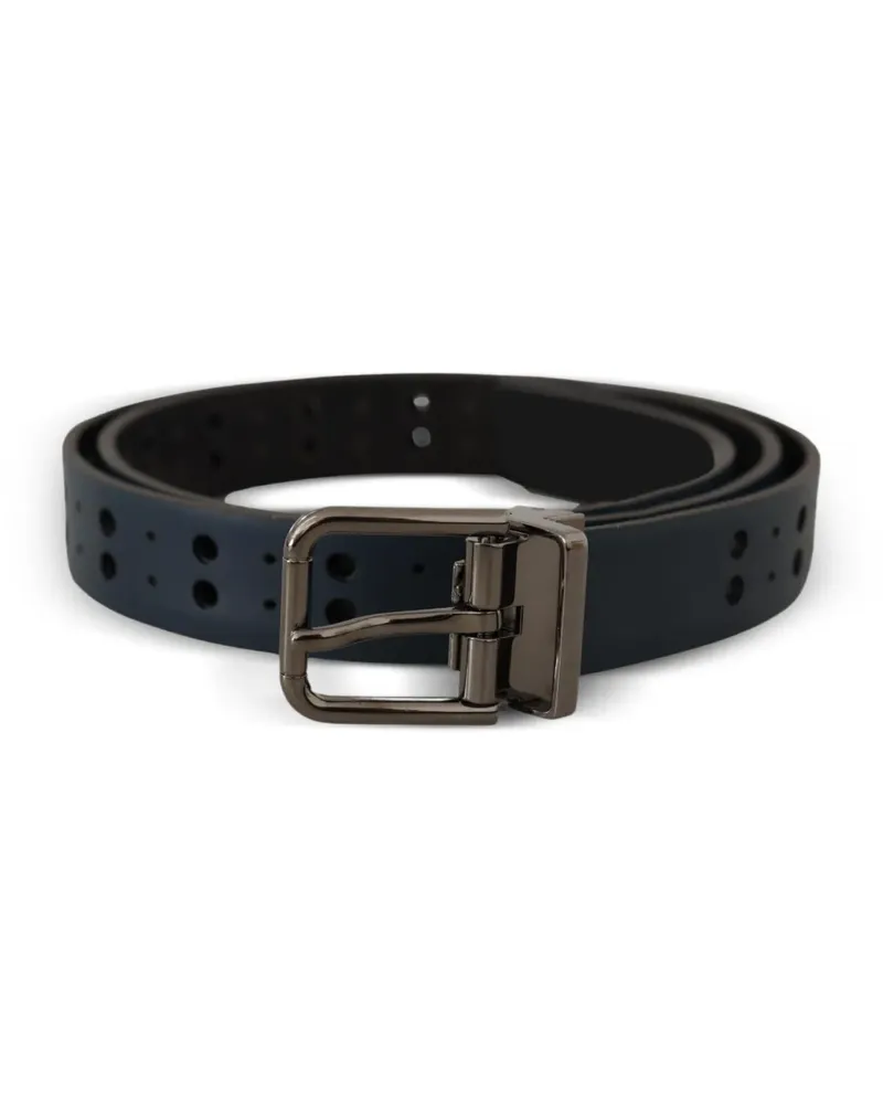 Dolce & Gabbana Perforierter Gürtel - Blau Blau