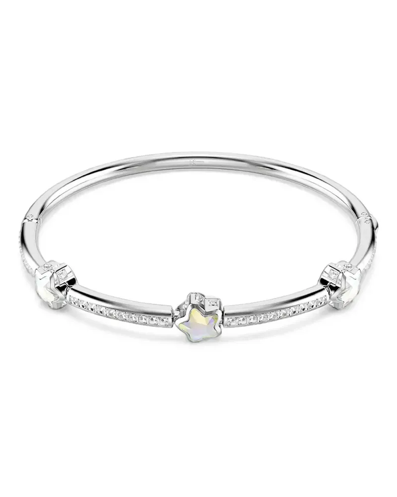 Swarovski Chroma star-charm bangle bracelet - Silber Silber