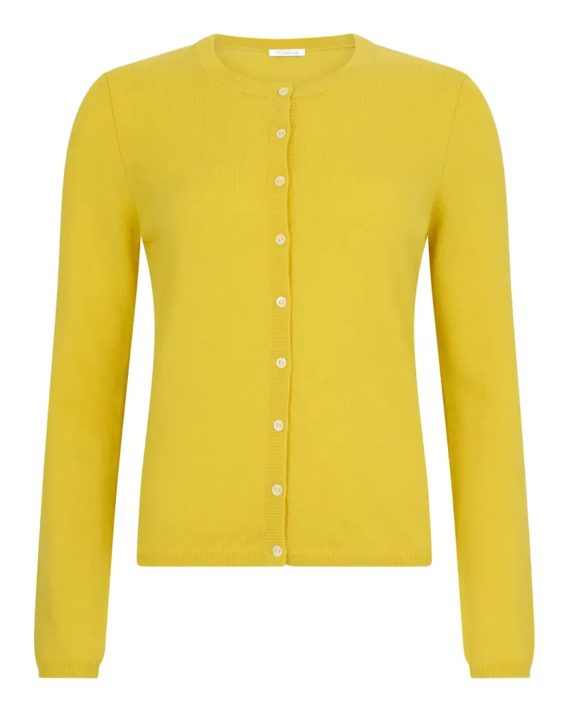 Malo crew-neck cardigan - Gelb Gelb