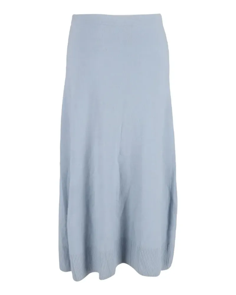 Altuzarra Gerippter Midirock im Wickelstil - Blau Blau