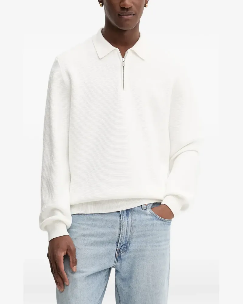 HUGO BOSS Pullover aus Baumwolle - Weiß Weiß