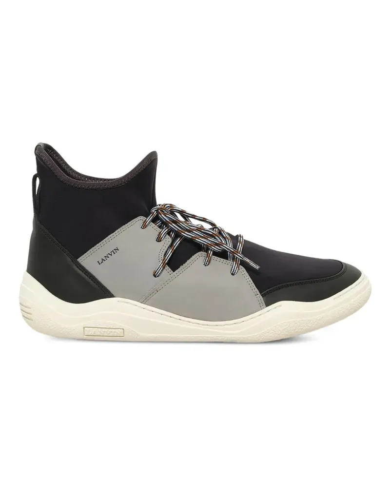 Lanvin Sneakers mit Schnürung - Schwarz Schwarz