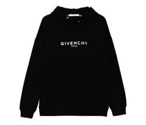 Hoodie mit Logo-Print - Schwarz