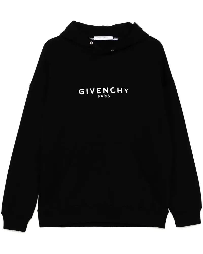 Givenchy Hoodie mit Logo-Print - Schwarz Schwarz
