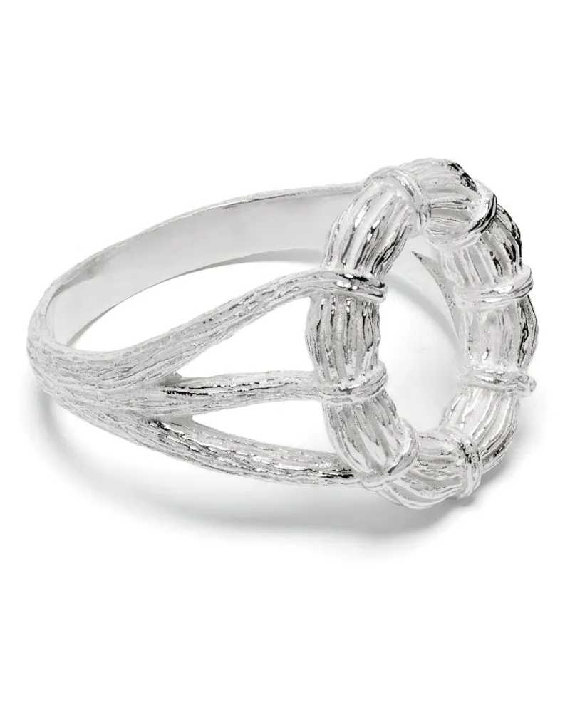 BLEUE BURNHAM Mini British Willow Ring - Silber Silber