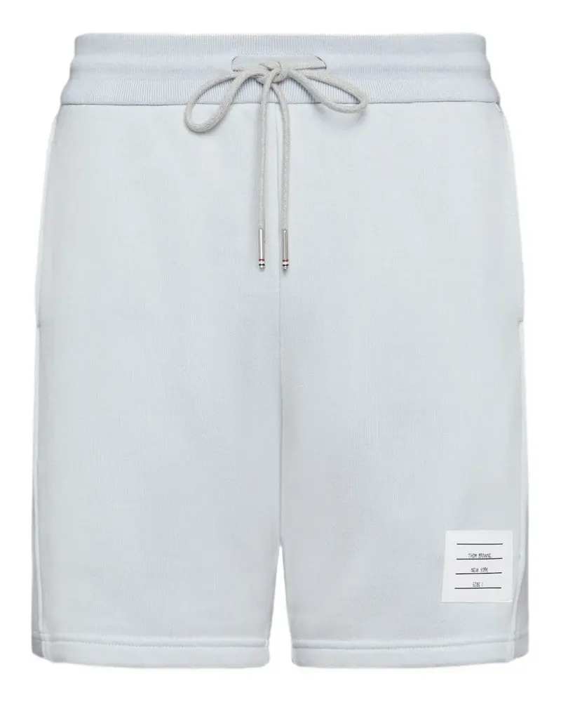 Thom Browne Joggingshorts mit Logo-Streifen - Grau Grau