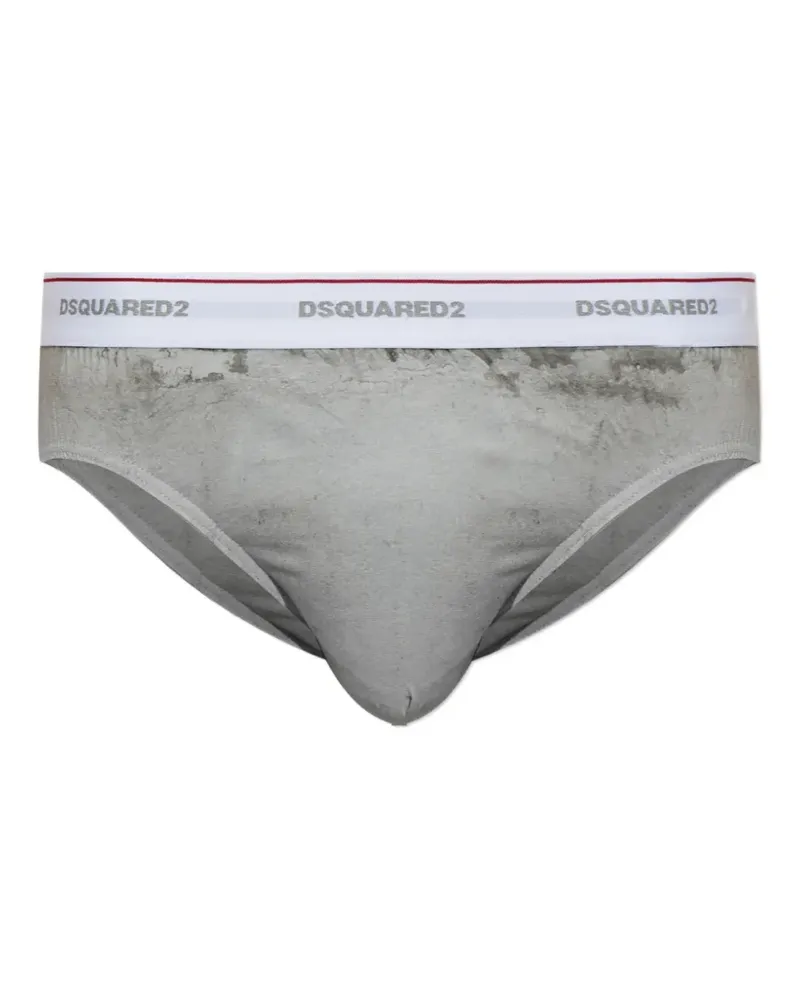 Dsquared2 Slip mit grafischem Print - Grau Grau