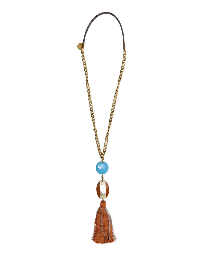 Maliparmi chain tassel-pendant necklace - Gold Gold