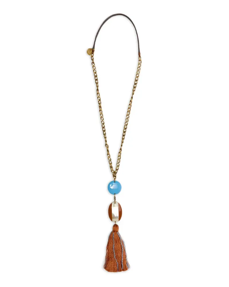 Maliparmi chain tassel-pendant necklace - Gold Gold