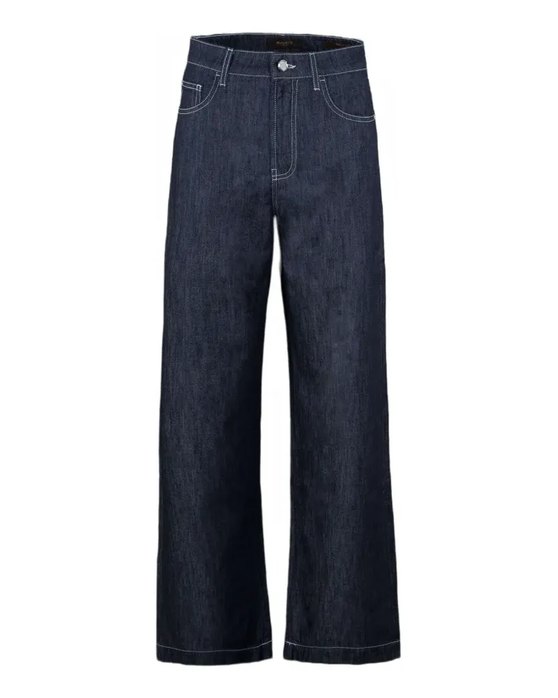 MOORER Zaira five-pockets jeans - Blau Blau