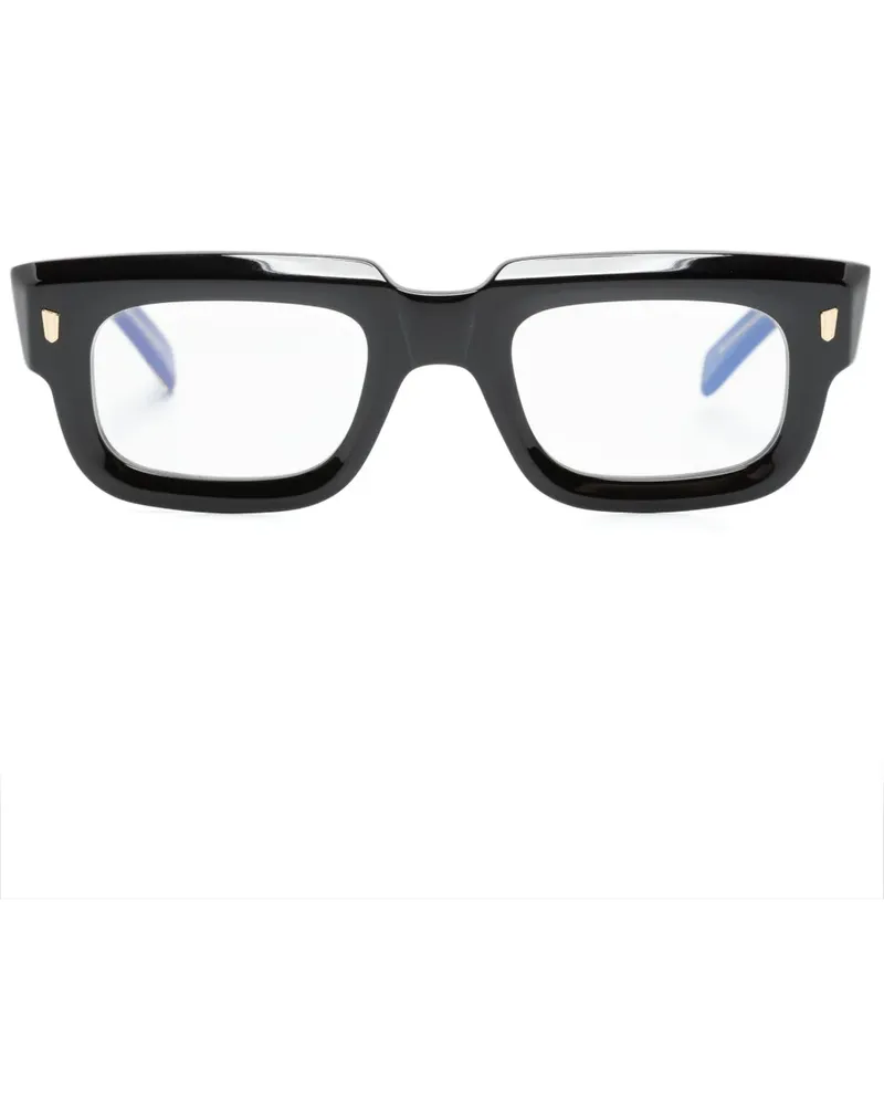 Cutler and Gross Brille mit eckigem Gestell - Schwarz Schwarz