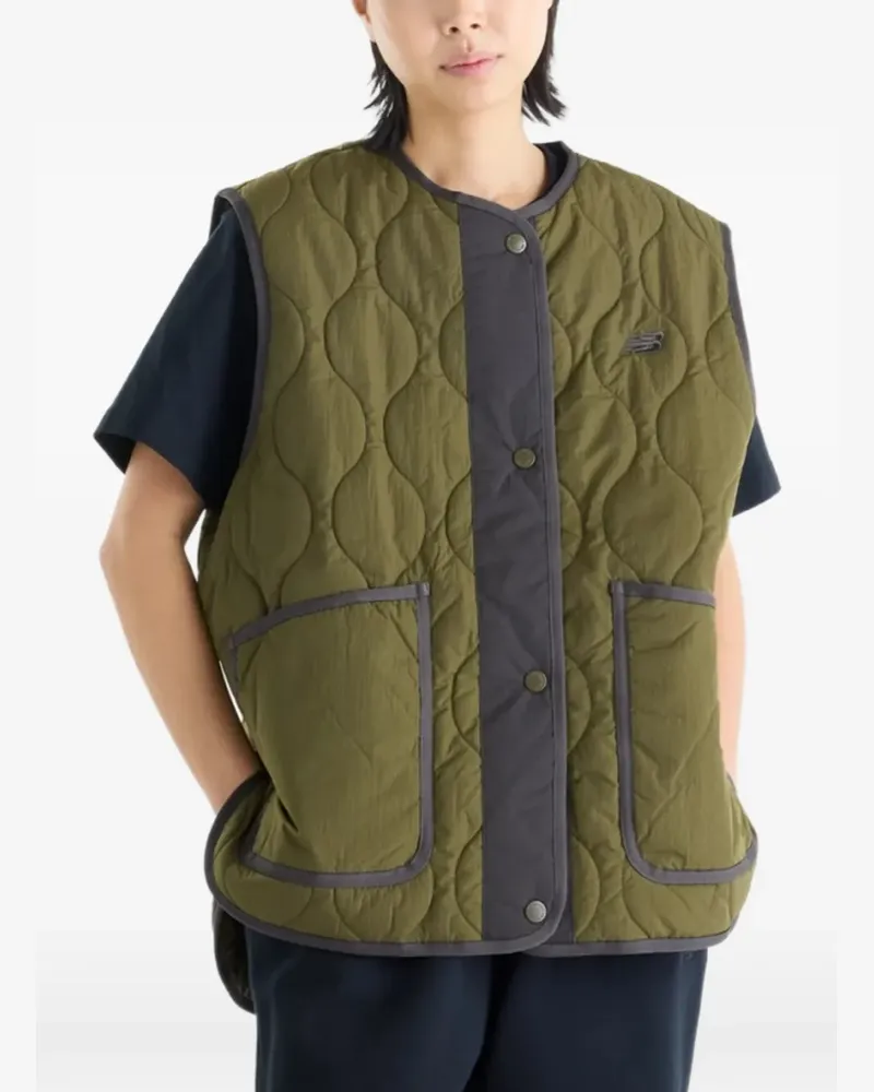 New Balance quilted vest - Grün Grün
