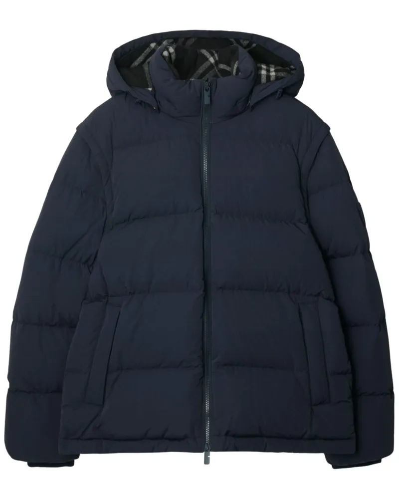 Burberry Gefütterte Jacke mit abnehmbaren Ärmeln - Blau Blau