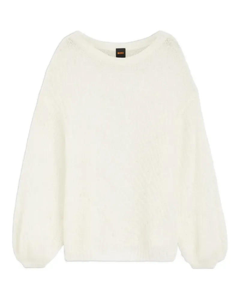 HUGO BOSS C_ferignon Pullover mit Ballonärmeln - Nude Nude