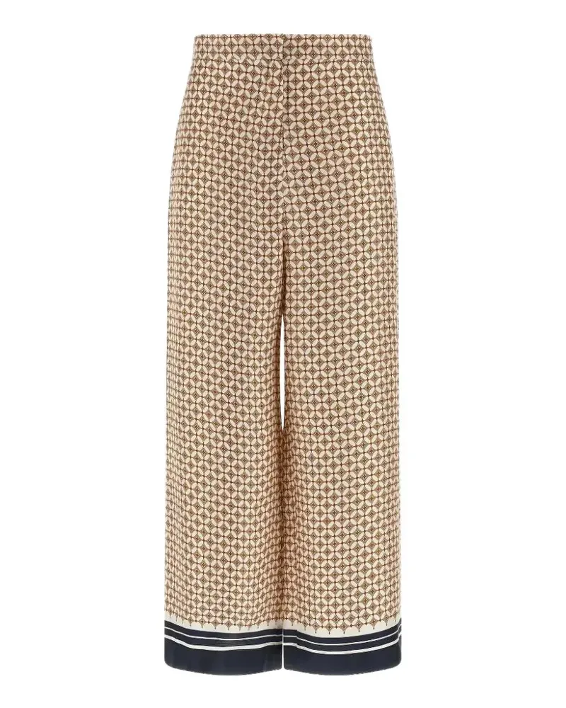 Max Mara Ottelia patterned trousers - Nude Nude