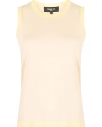 Paule Ka Tanktop mit Kontrastdetails Gelb