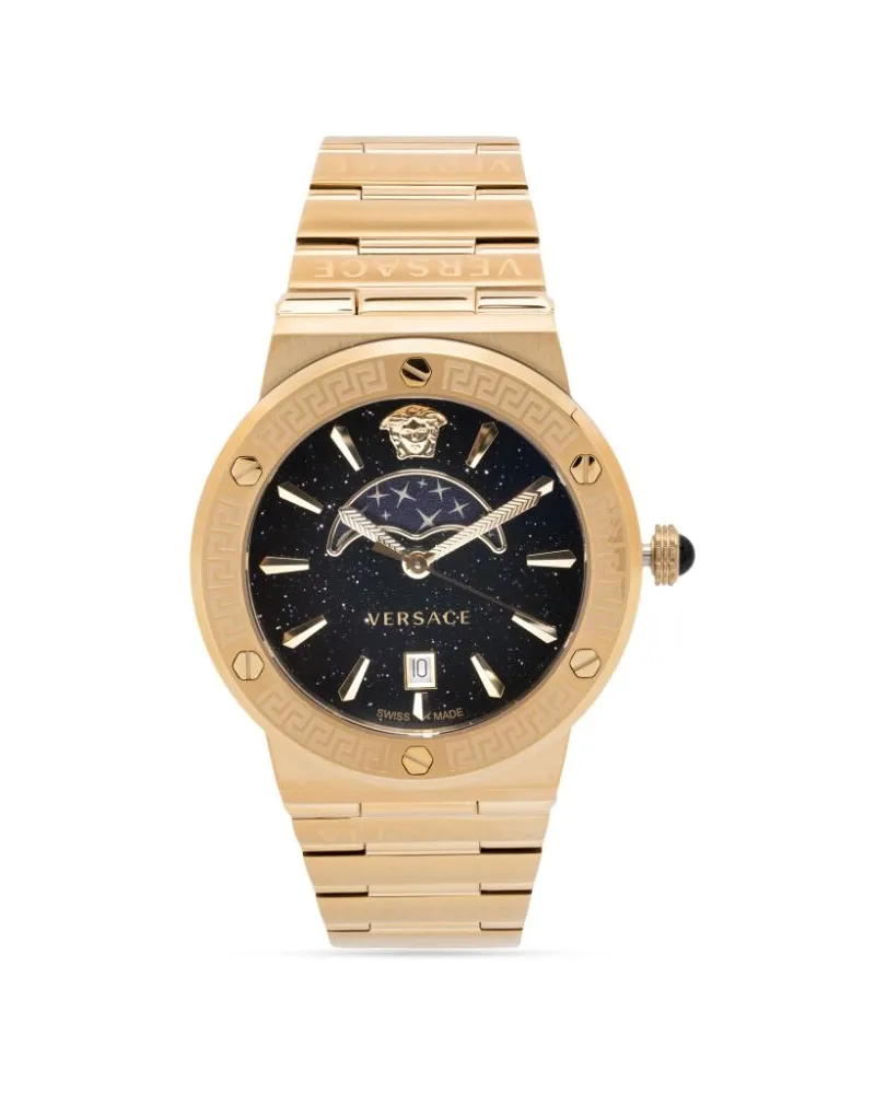 Versace Greca Moonphase 38mm - Schwarz Schwarz