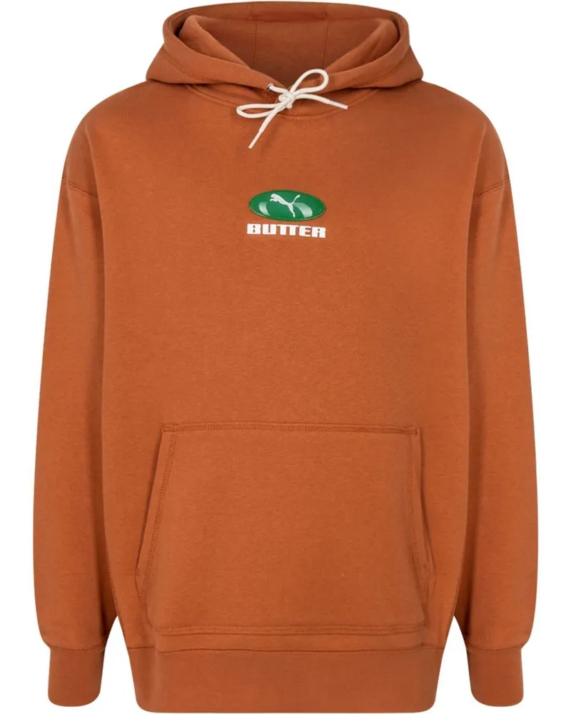 Puma x Butter Goods Hoodie - Orange Orange