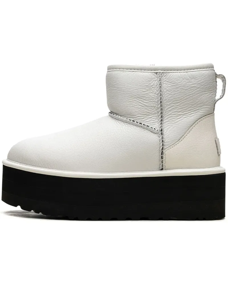 UGG Classic Mini Platform Stiefel - Weiß Weiß