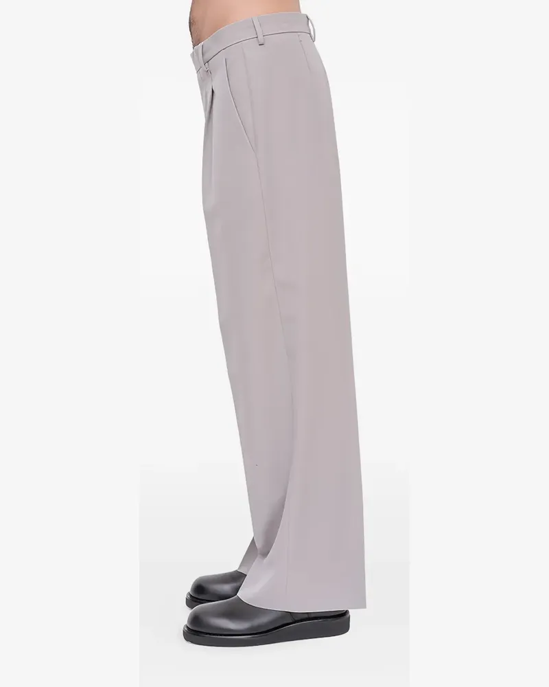 Maison Margiela Plissierte Hose - Grau Grau