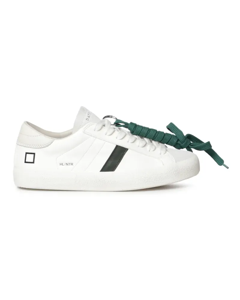 D.A.T.E. Hill Sneakers mit Logo - Weiß Weiß