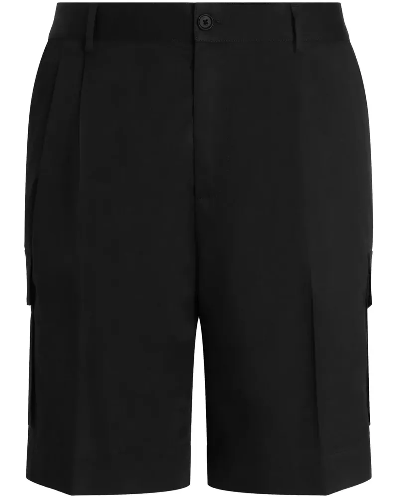 Dolce & Gabbana Cargo-Shorts mit Falten Schwarz