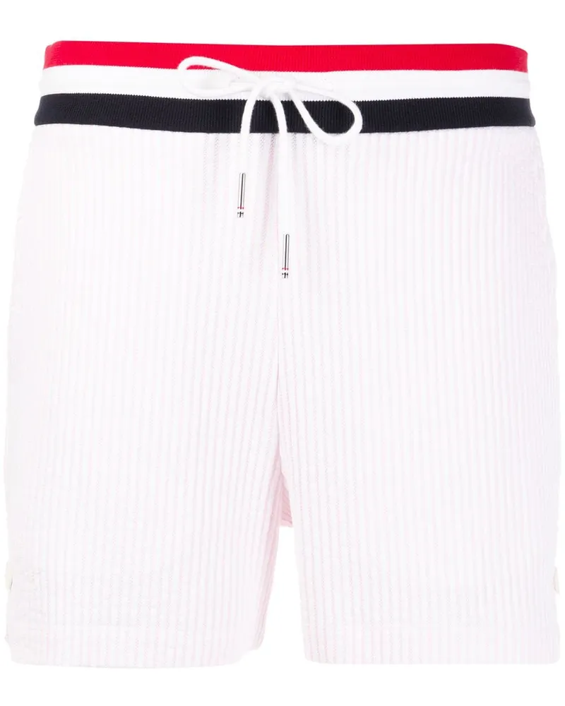 Thom Browne Gerippte Shorts Rosa