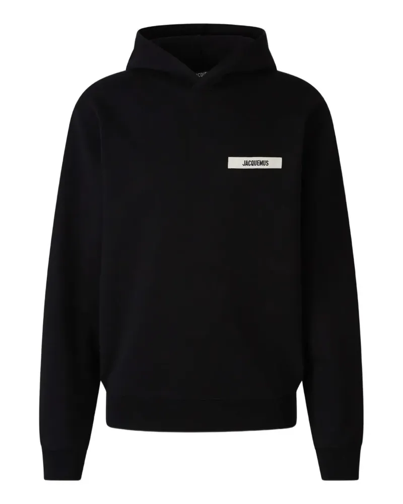 Jacquemus Le Hoodie Gros Grain Hoodie - Schwarz Schwarz